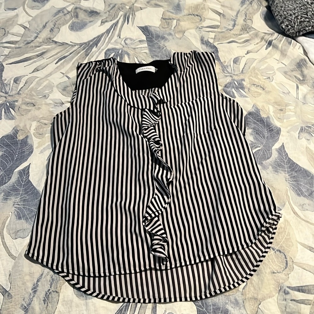 Black and white striped shirt